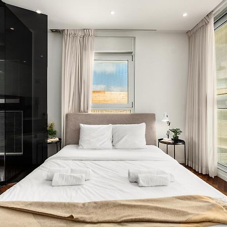 Penthouse 3Br + Roof Top + Parking - On The Beach 하이파 외부 사진